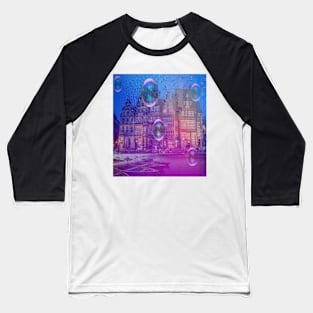 City Fantasy Raindrop Bubbles Baseball T-Shirt